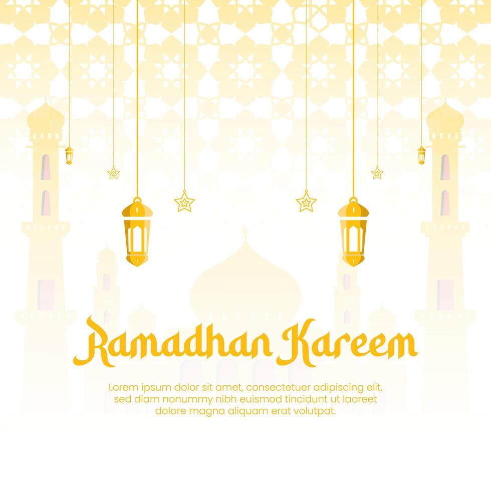 Ramadan Template Vector Graphic Illustration for Perfect Design, Layout, and Templates