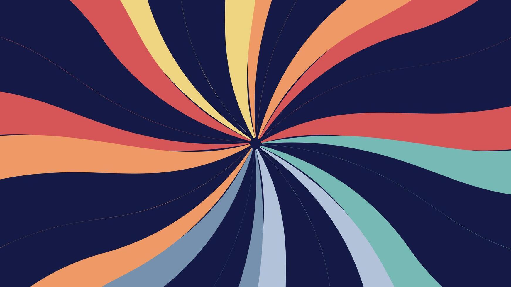 Abstract summer color spiral vortex background. vector