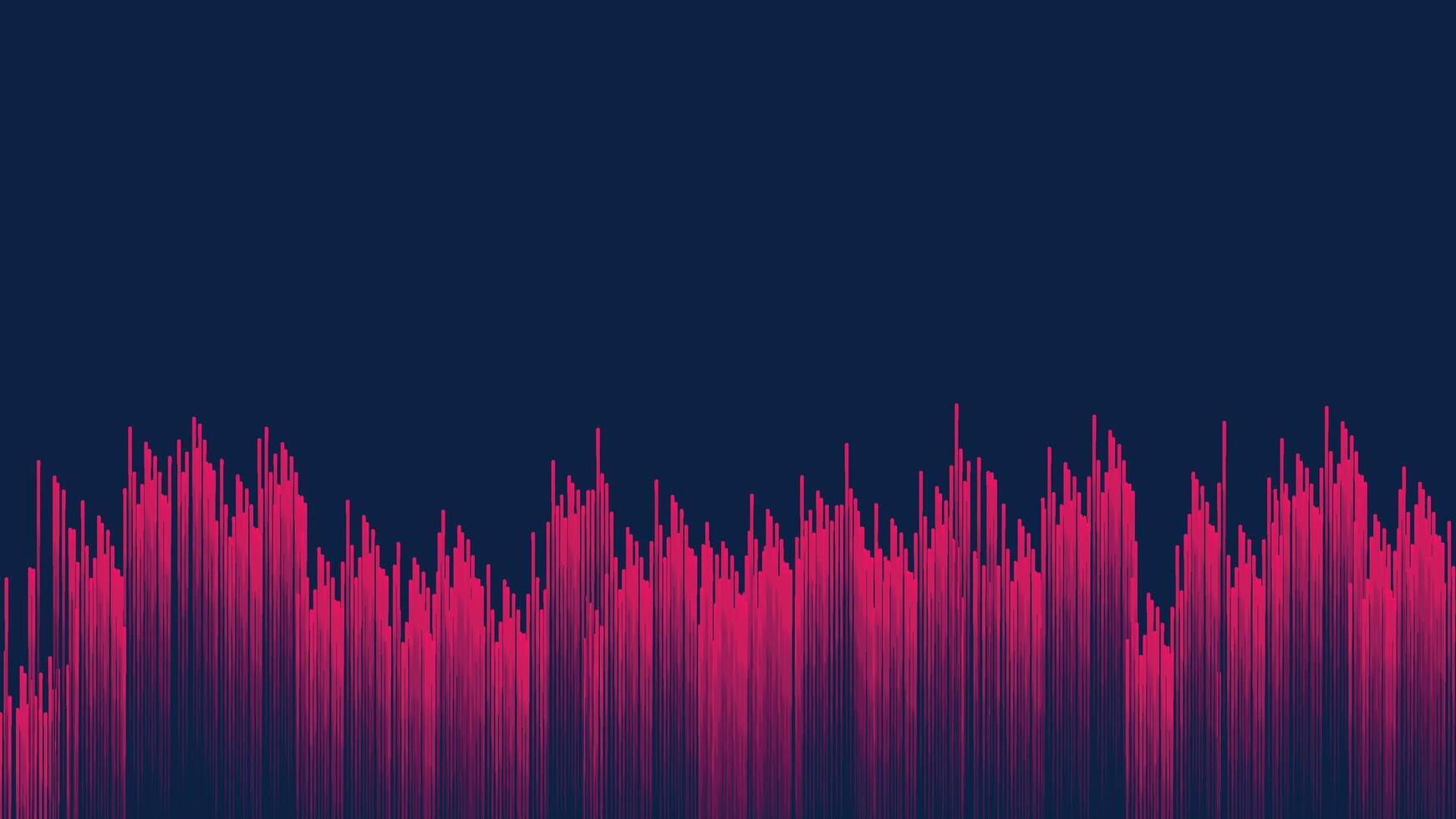 Abstract wavy particles sound wave background. vector