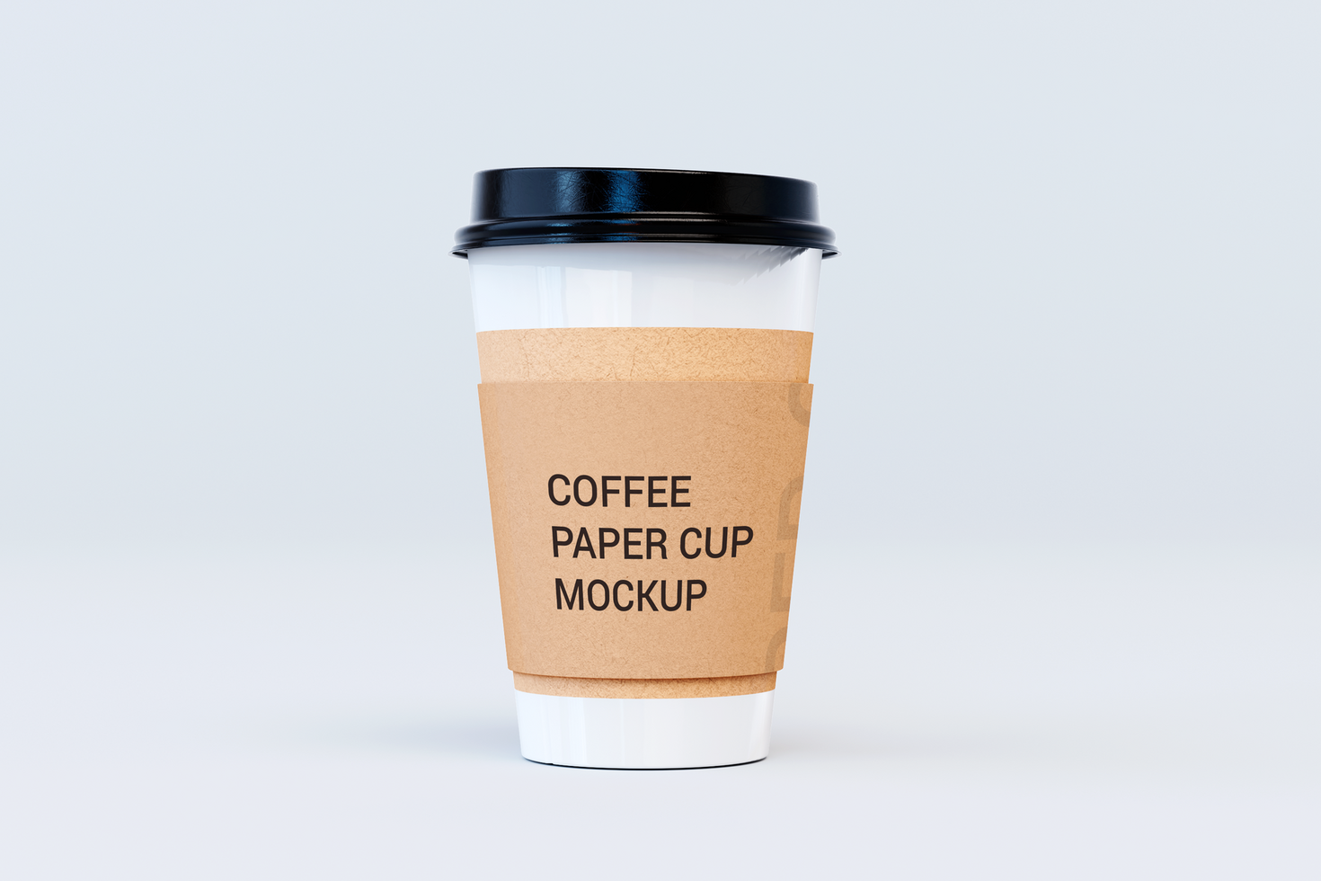 Coffee paper cup mockup psd