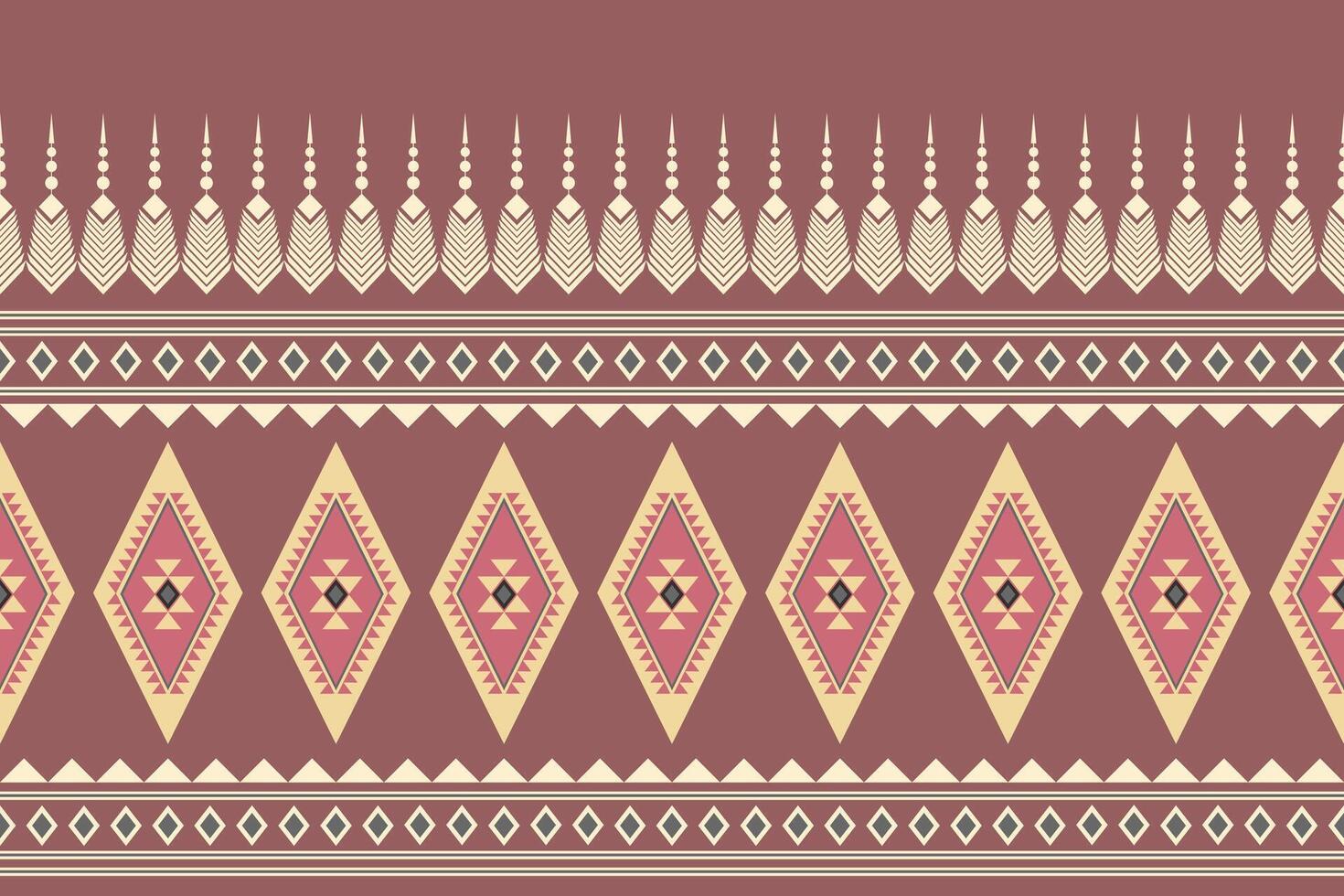 Geometric seamless ethnic pattern. Can be used in fabric design for cloth, fabric, carpet vector