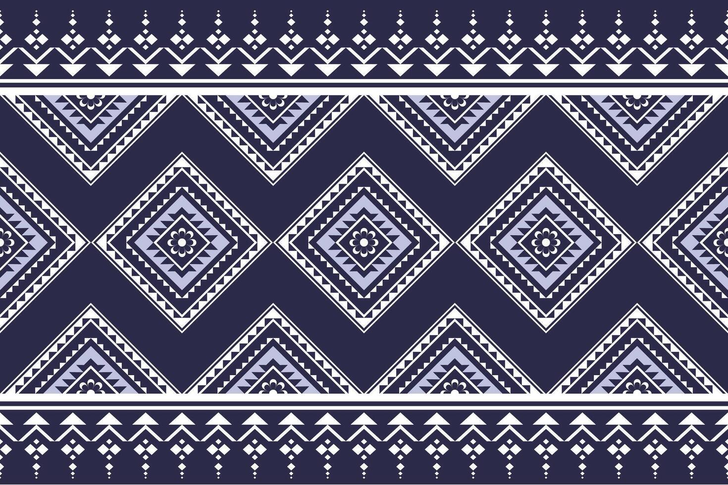 Geometric seamless ethnic pattern. Geometric ethnic pattern can be used in fabric design for clothes, wrapping, textile, embroidery, carpet, tribal pattern vector
