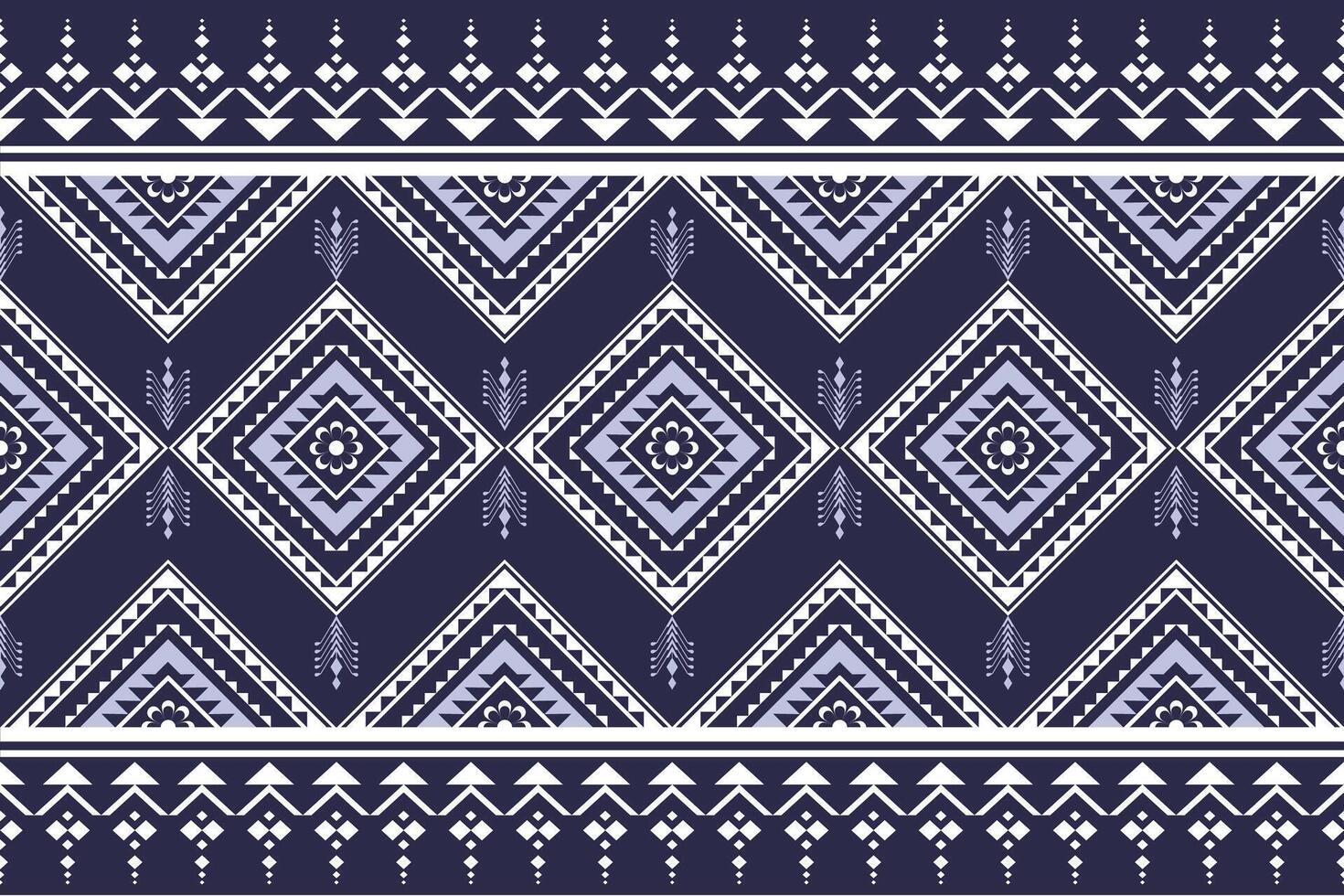 Geometric seamless ethnic pattern. Geometric ethnic pattern can be used in fabric design for clothes, wrapping, textile, embroidery, carpet, tribal pattern vector