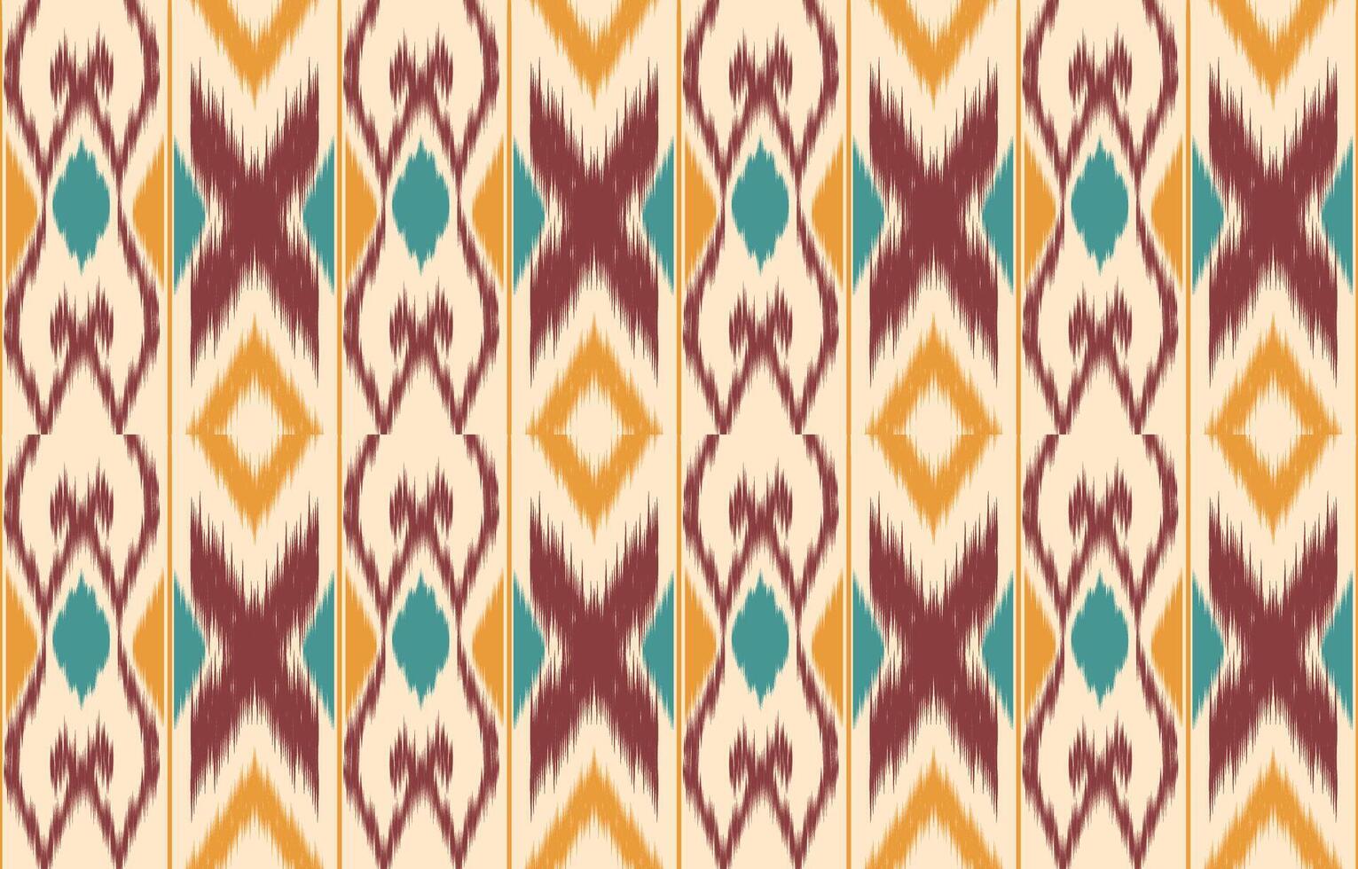 étnico resumen ikat Arte. azteca ornamento impresión. geométrico étnico modelo sin costura color oriental. diseño para antecedentes ,cortina, alfombra, fondo de pantalla, ropa, envase, batik, vector ilustración.