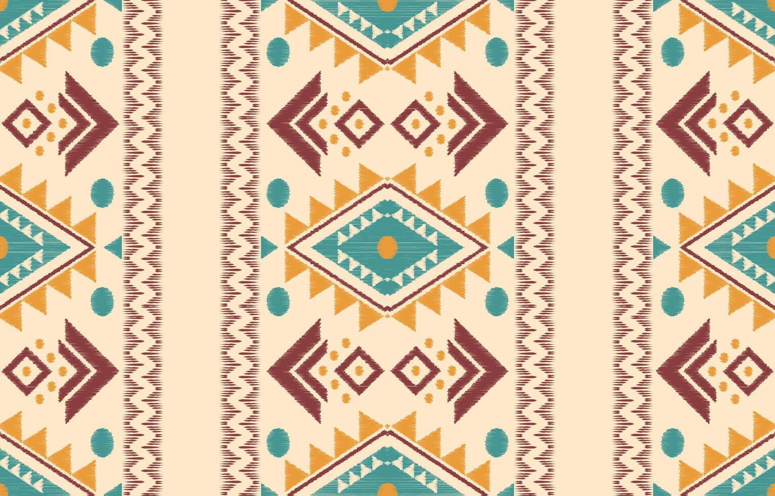 étnico resumen ikat Arte. azteca ornamento impresión. geométrico étnico modelo sin costura color oriental. diseño para antecedentes ,cortina, alfombra, fondo de pantalla, ropa, envase, batik, vector ilustración.