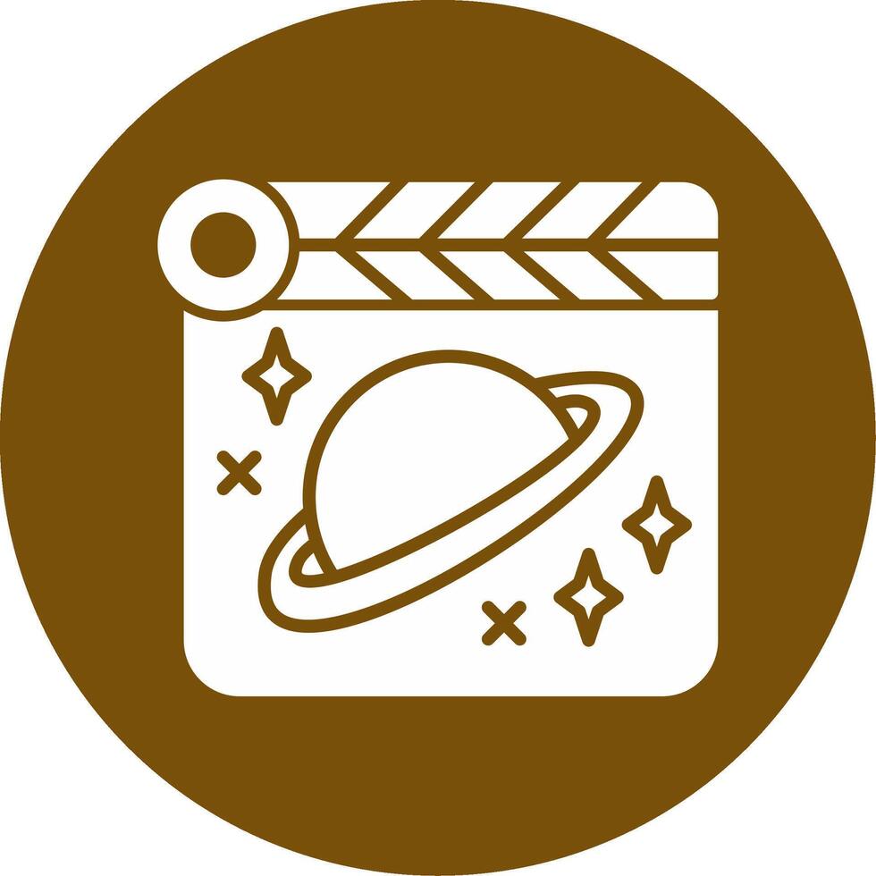 Space Film Vecto Icon vector