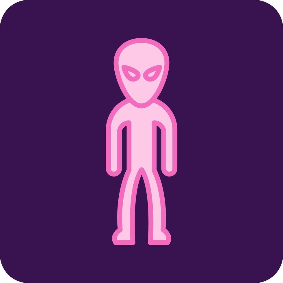 Alien Vecto Icon vector