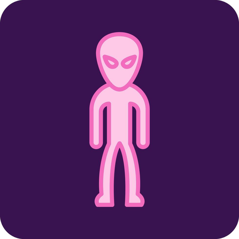 extraterrestre vecto icono vector