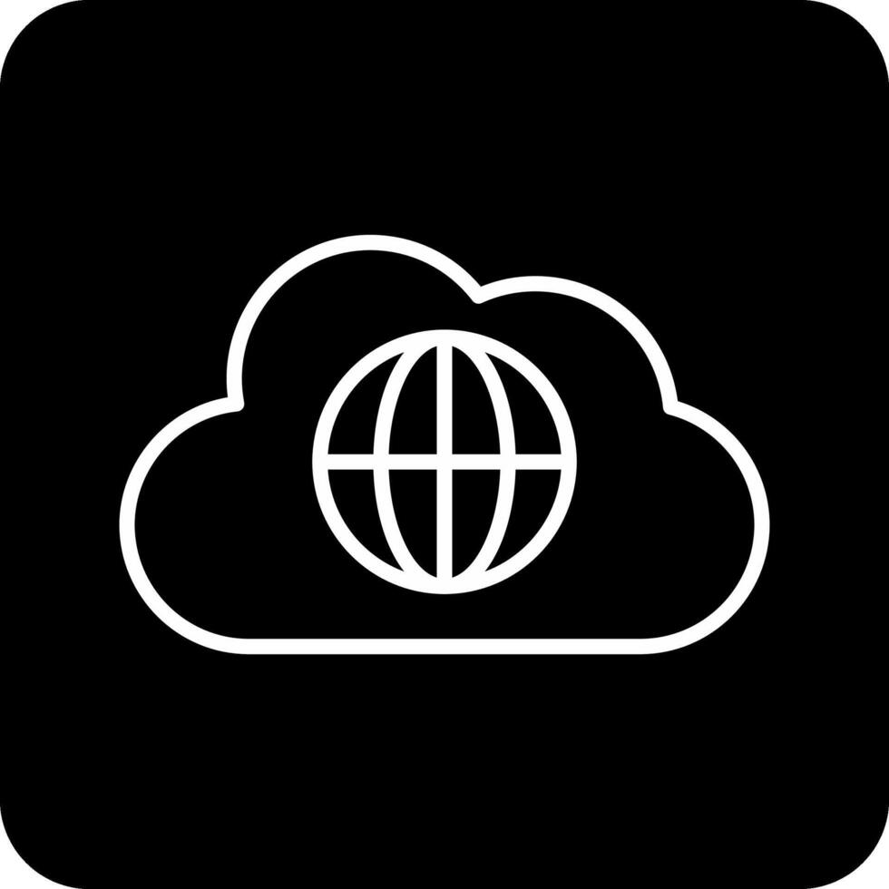 World Cloud Vecto Icon vector