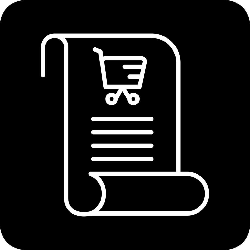 Shopping List Vecto Icon vector