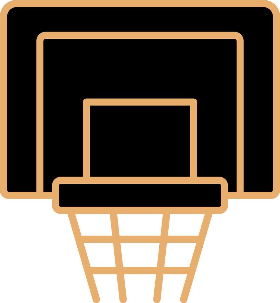 baloncesto aro vecto icono vector