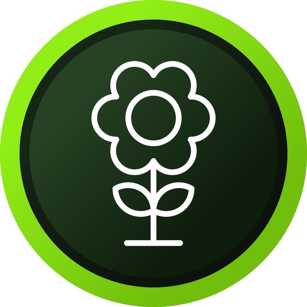 diseño de icono creativo de flor vector