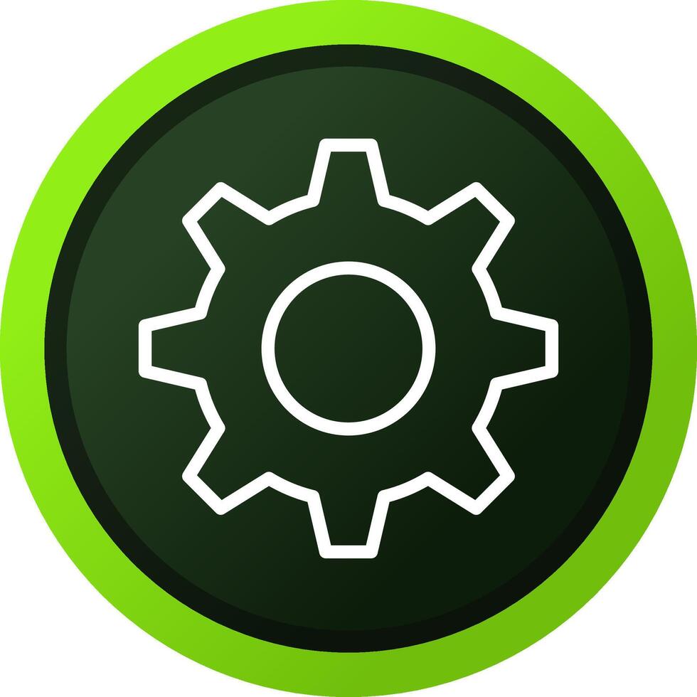 Cog Creative Icon Design vector