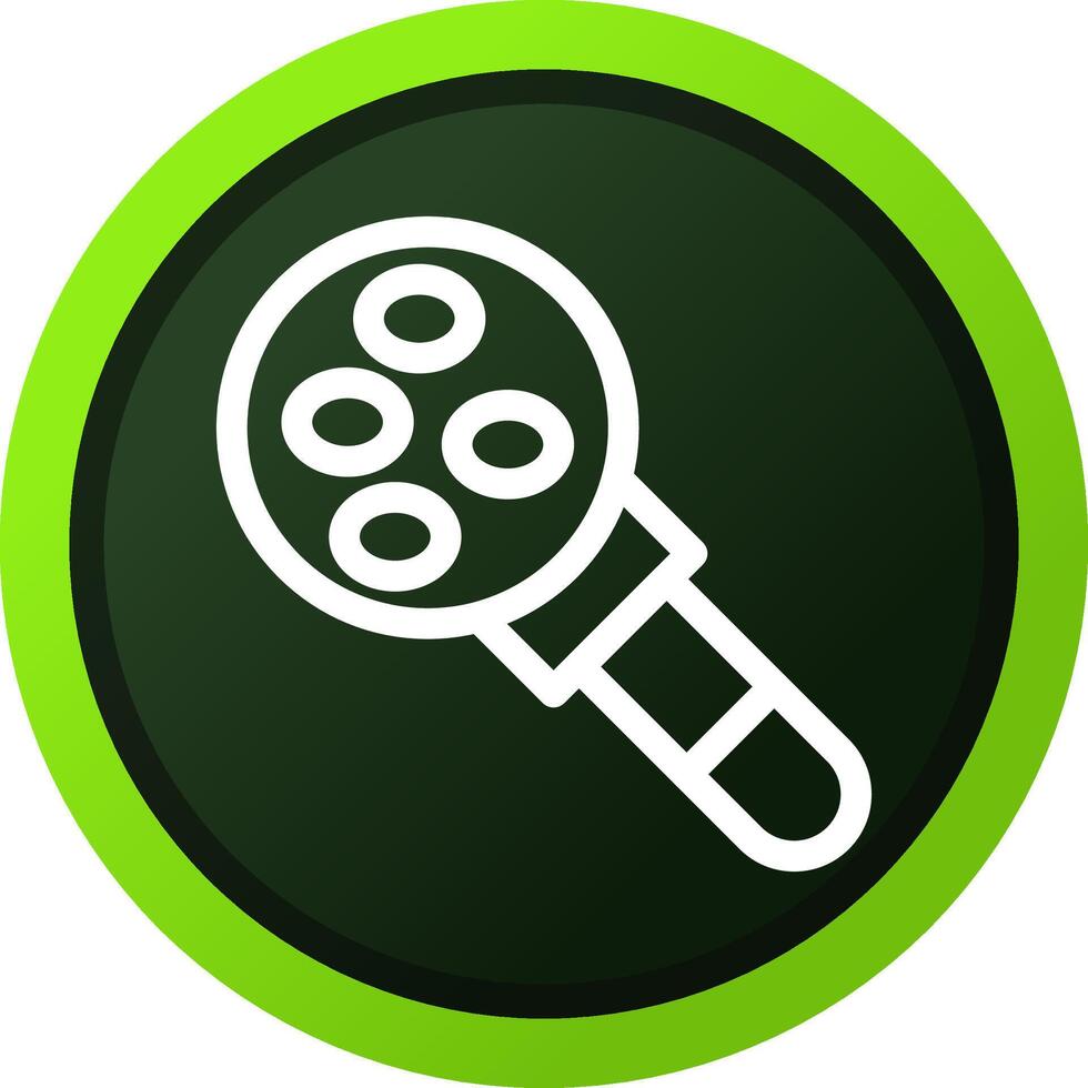Magnifying Glass Creative Icon Design vector