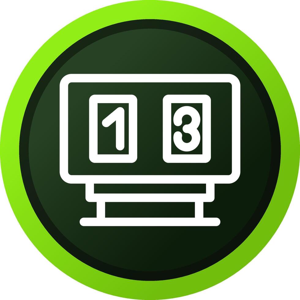 Scoreboard Creative Icon Design vector