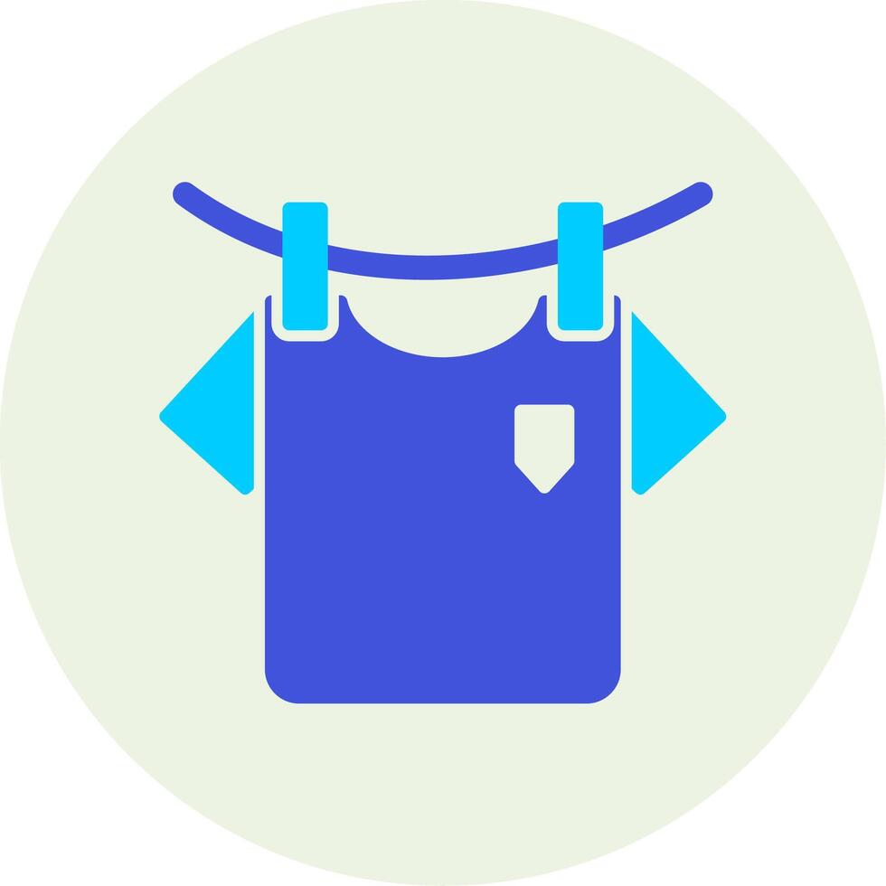 Washing Clothes Vecto Icon vector