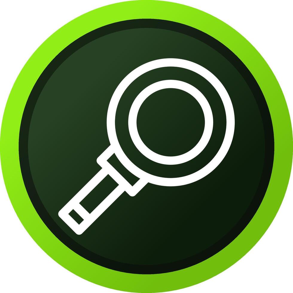 Magnifying Creative Icon Design vector