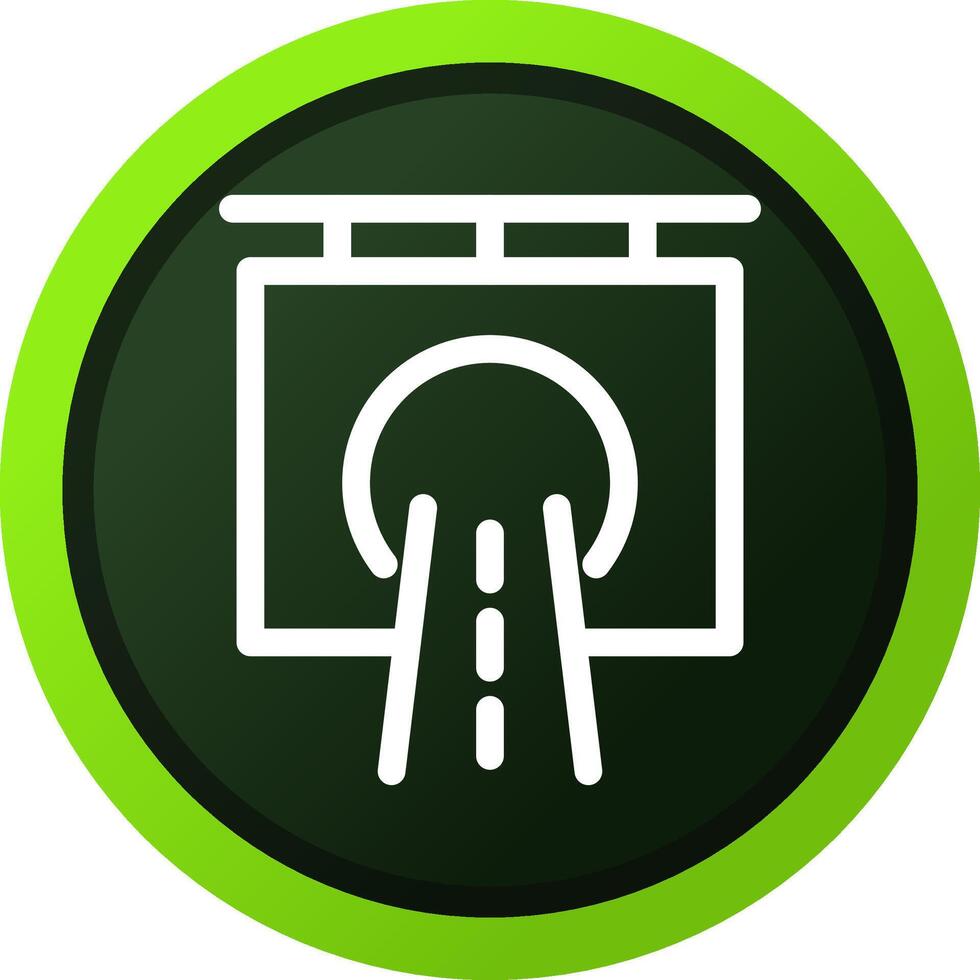 Tunnel Creative Icon Design vector