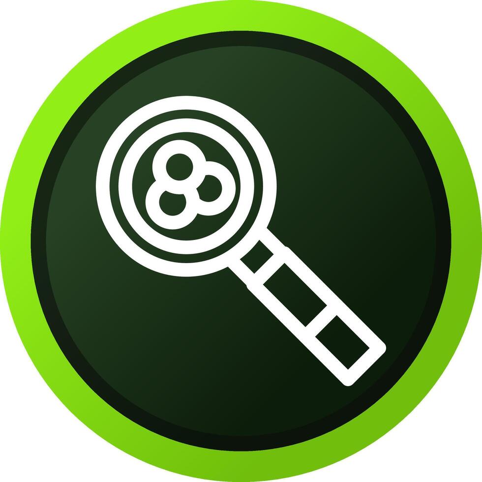Magnifying Glass Creative Icon Design vector