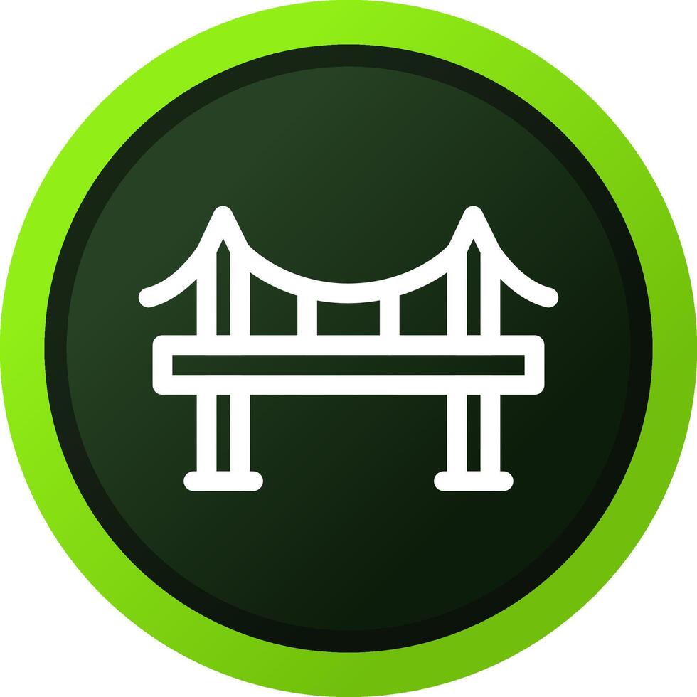 Bridge Creative Icon Design vector