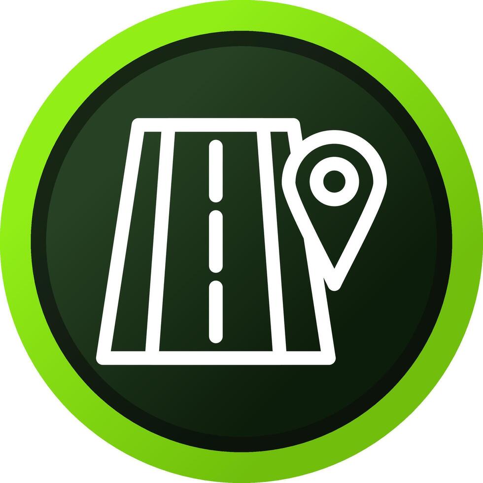 Road Location Creative Icon Design vector