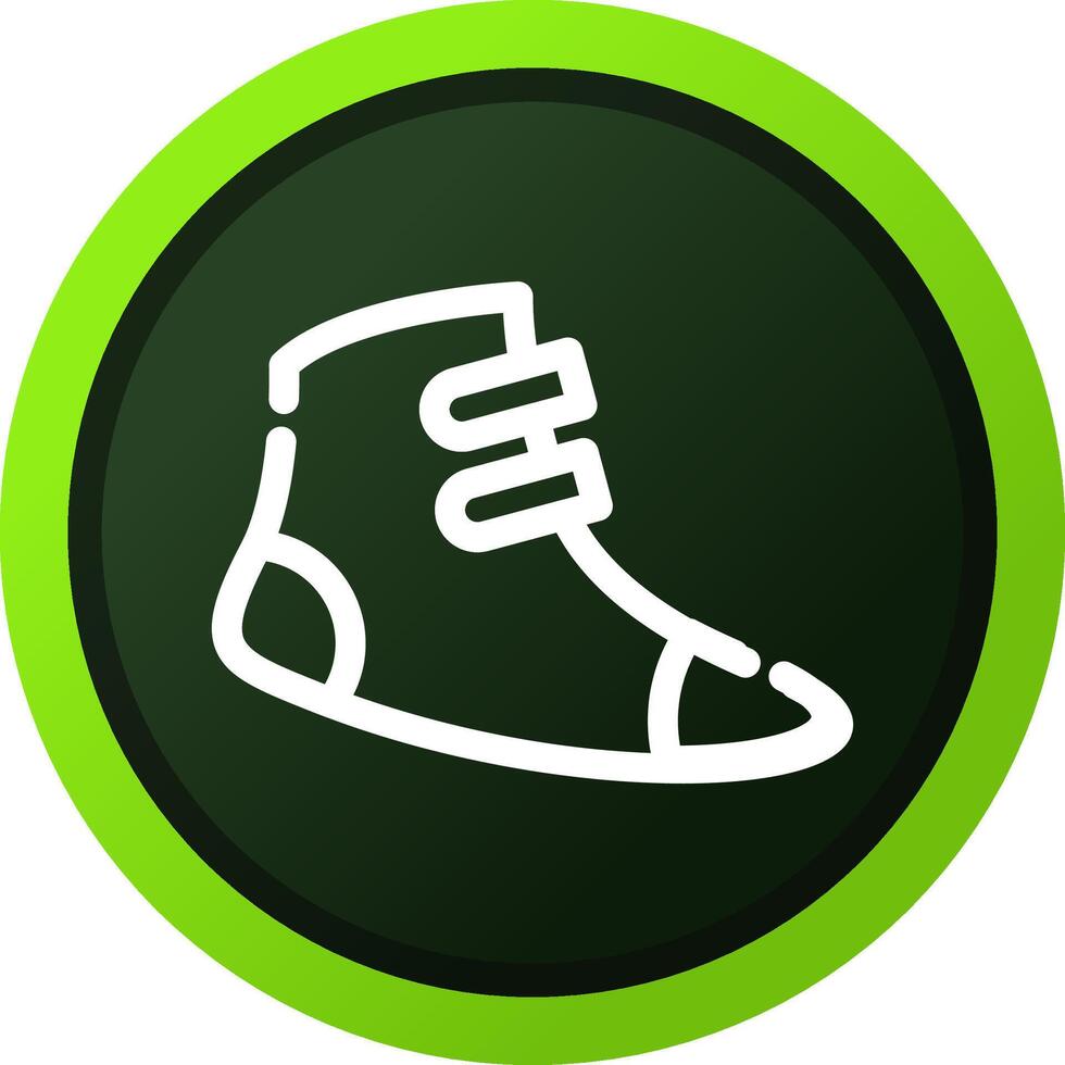 Football Shoes Creative Icon Design vector