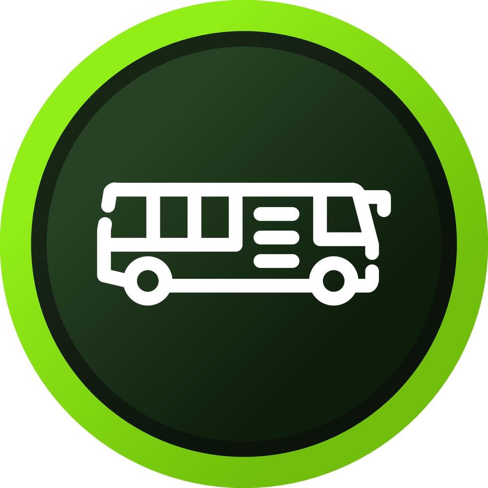 Bus Creative Icon Design vector