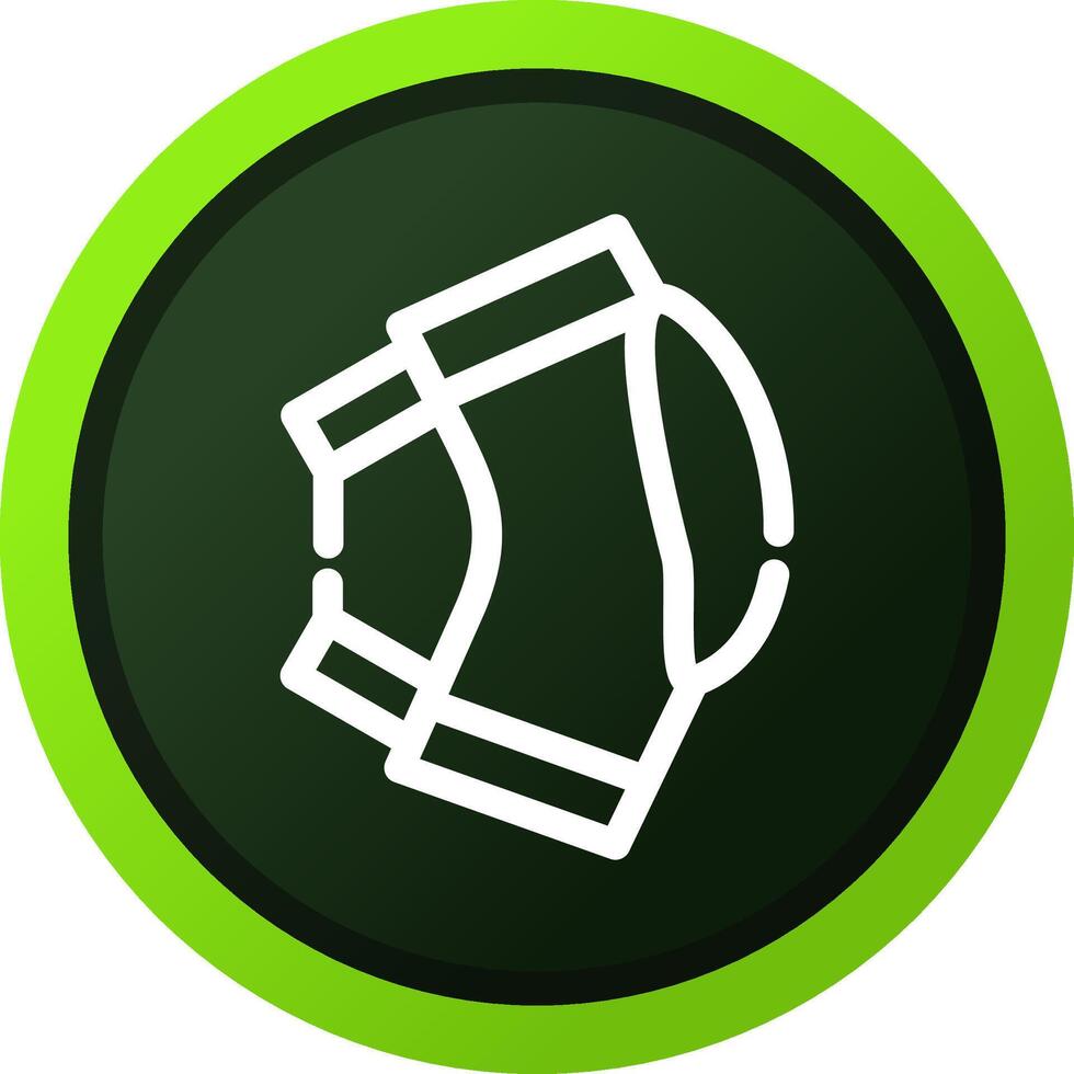 Kneepad Creative Icon Design vector