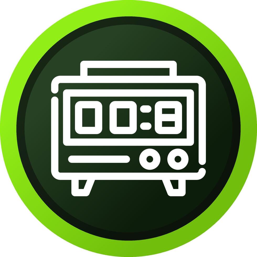 Digital Stopwatch Creative Icon Design vector