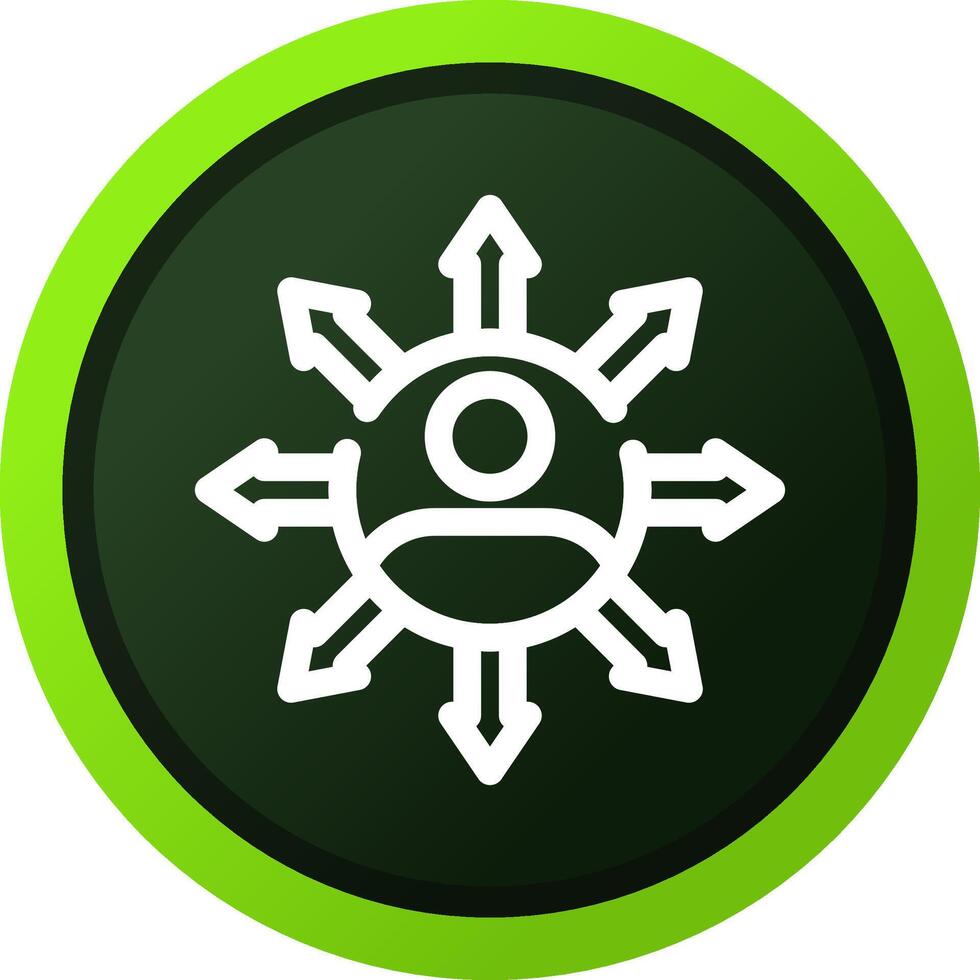 Influence Creative Icon Design vector