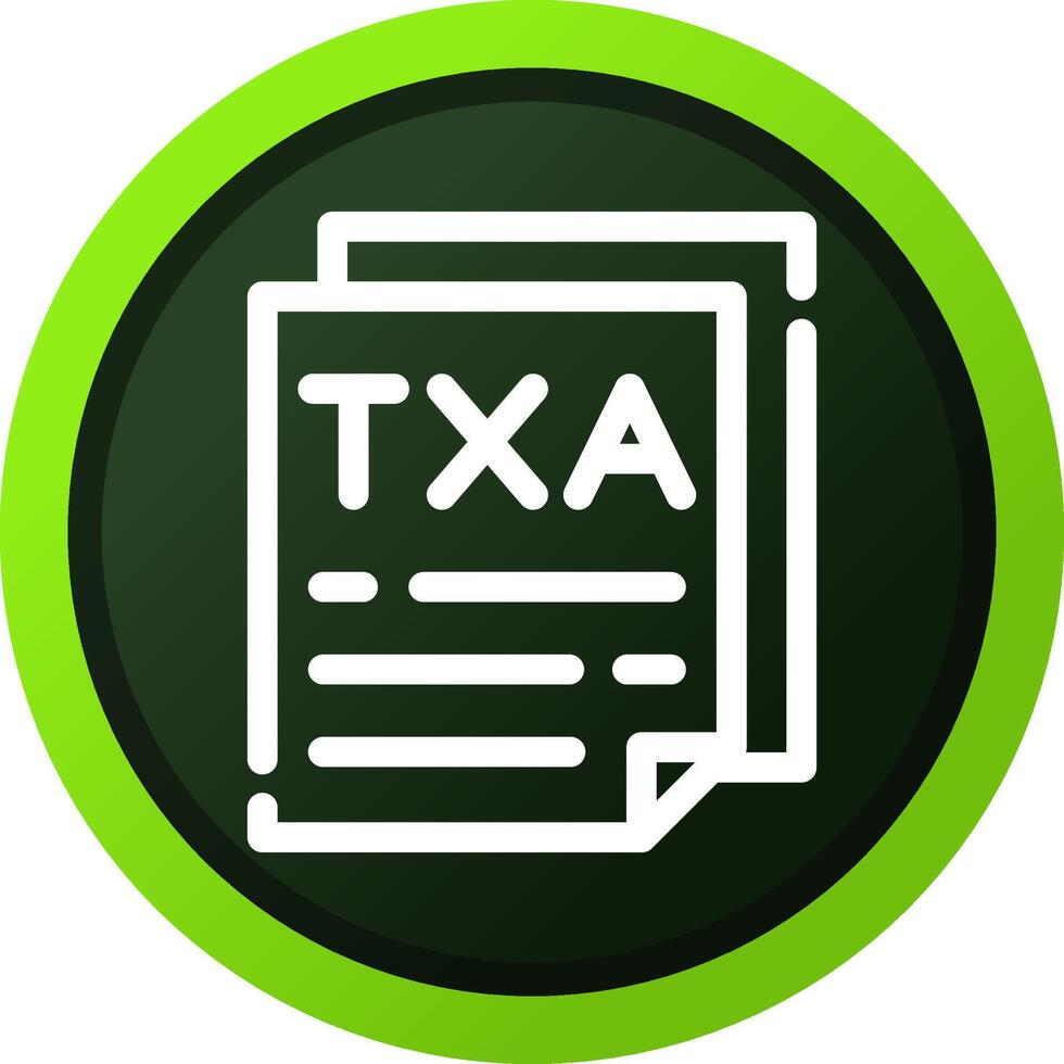 Taxes Creative Icon Design vector