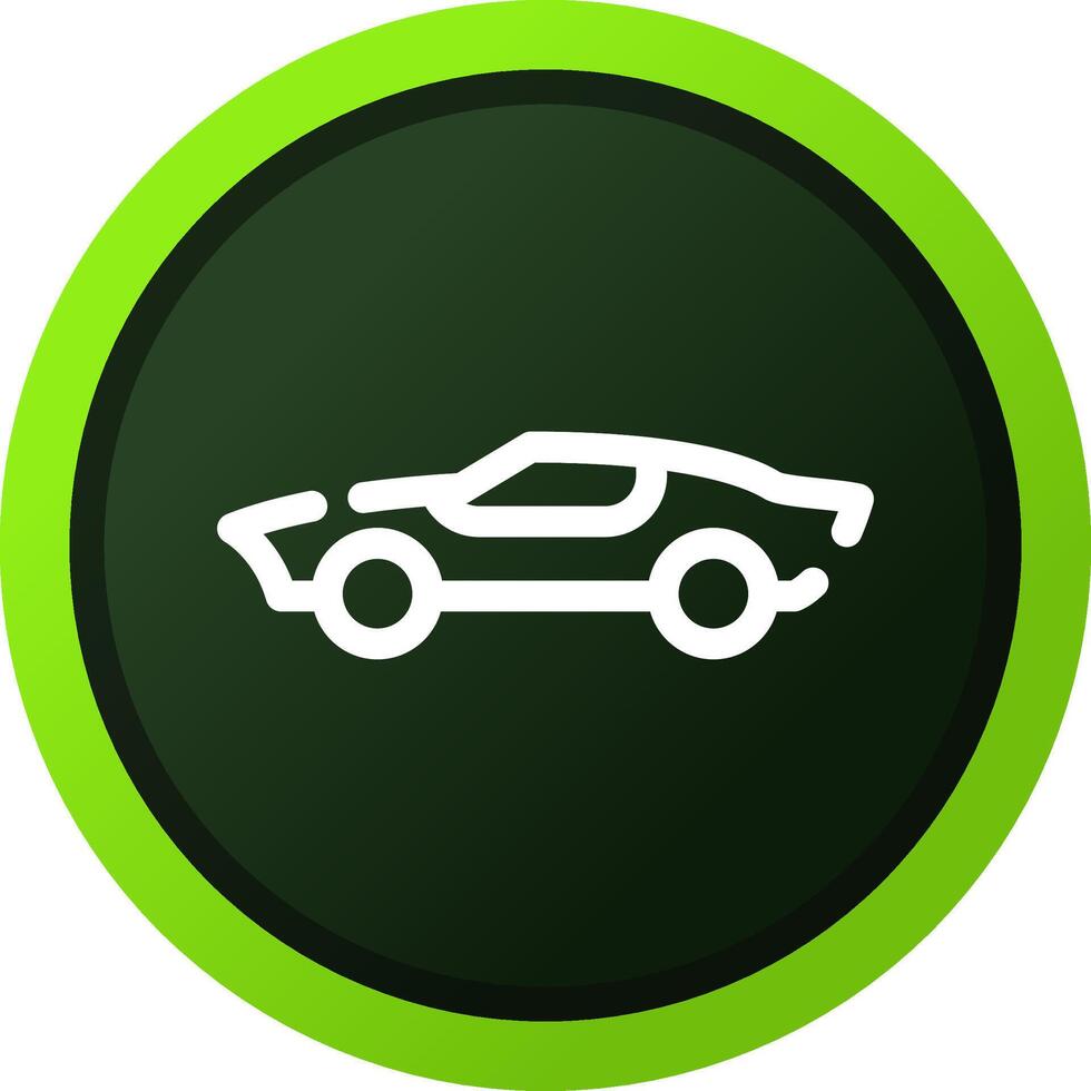 Sports Car Creative Icon Design vector