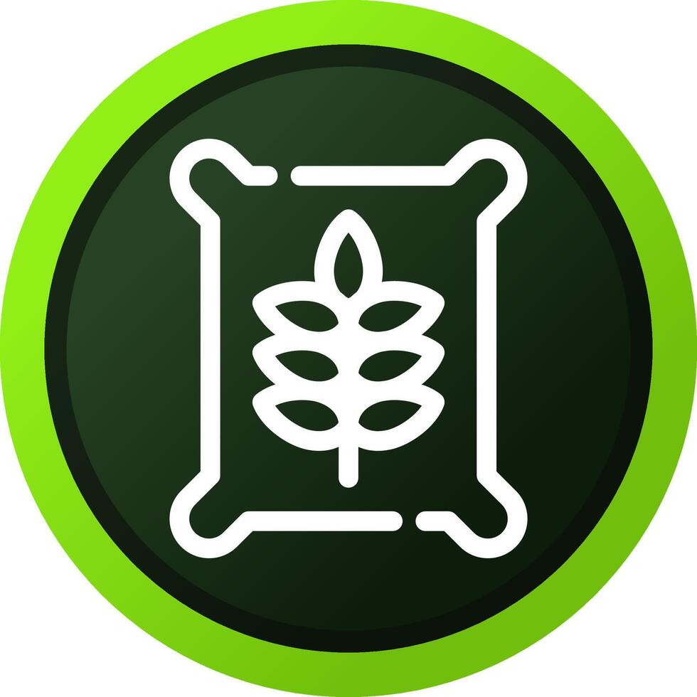 Seed Bag Creative Icon Design vector