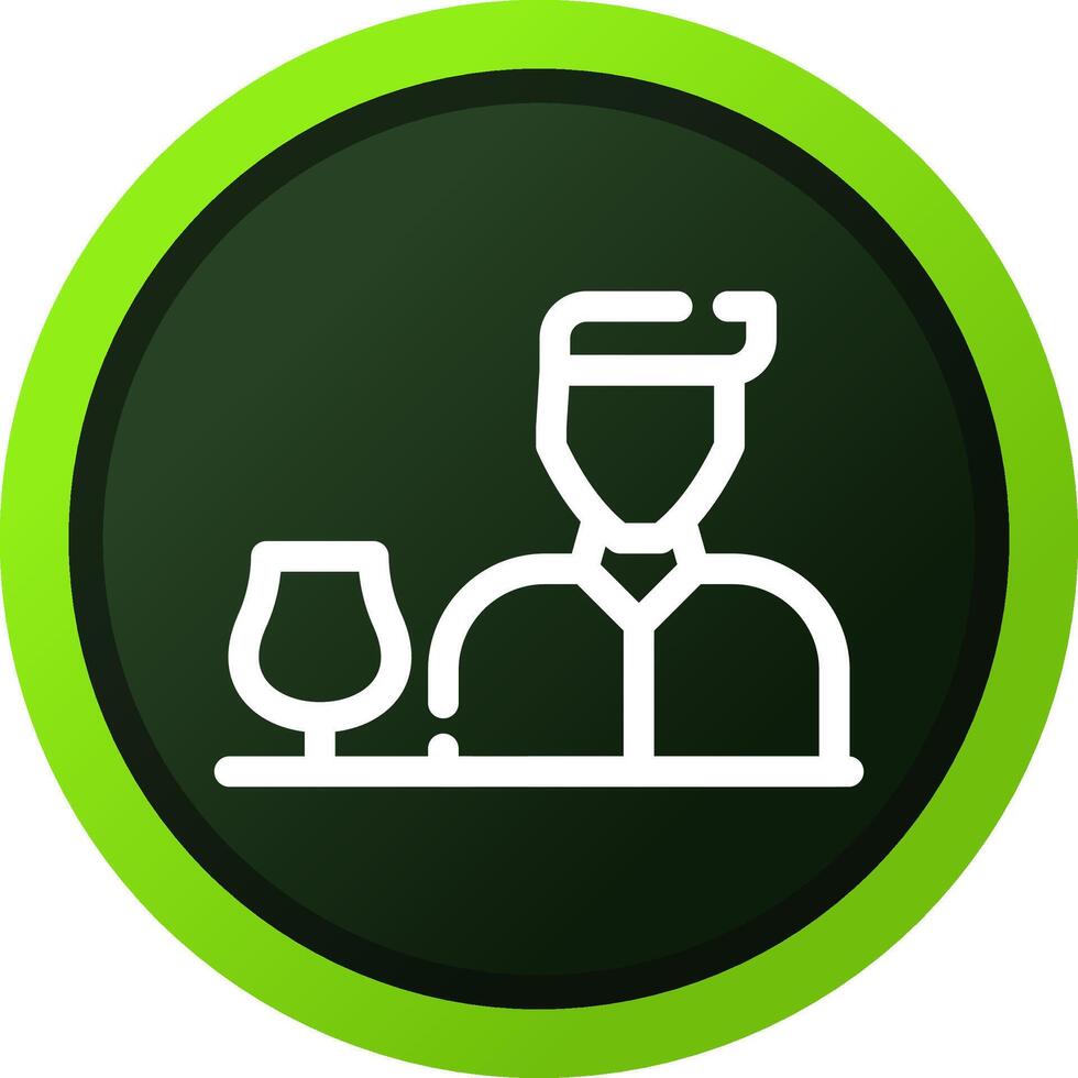 Bartender Creative Icon Design vector