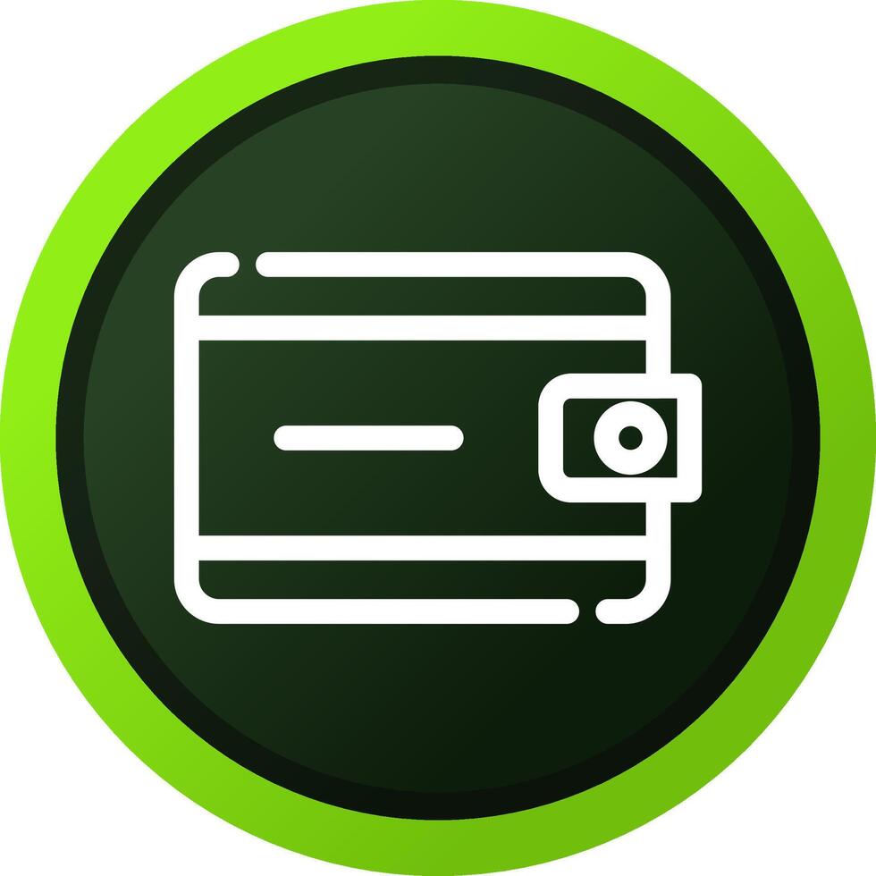 Wallet Creative Icon Design vector