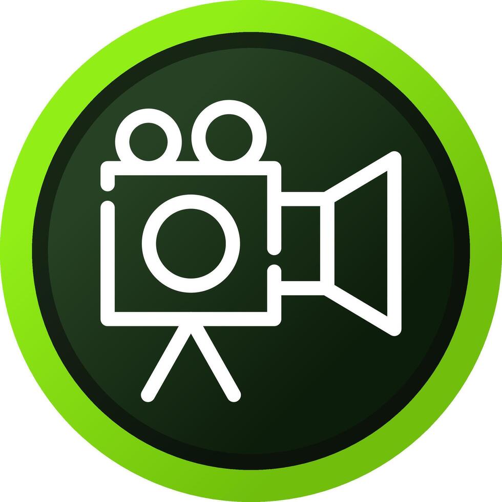 Video Camera Creative Icon Design vector