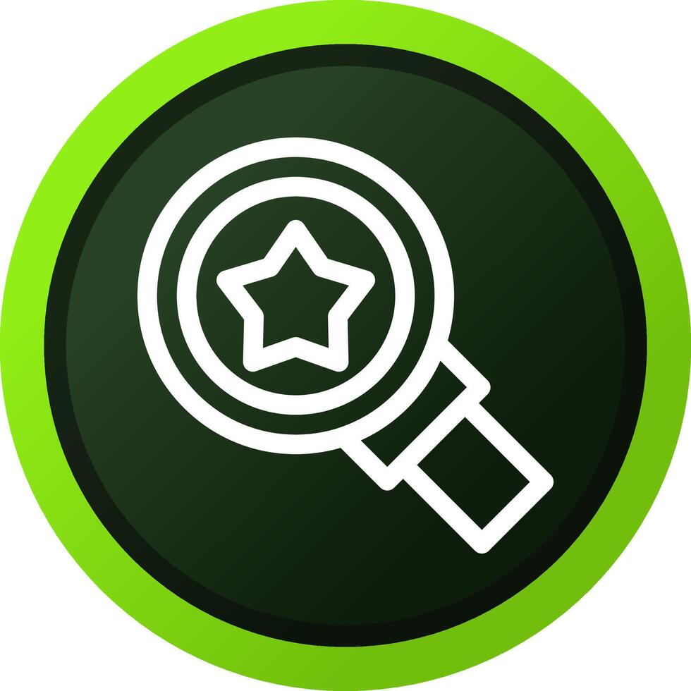 Magnifying Glass Creative Icon Design vector
