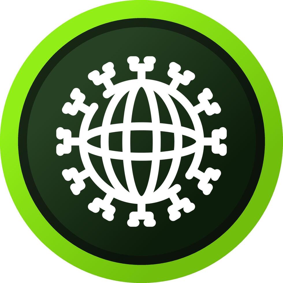 Global Network Creative Icon Design vector