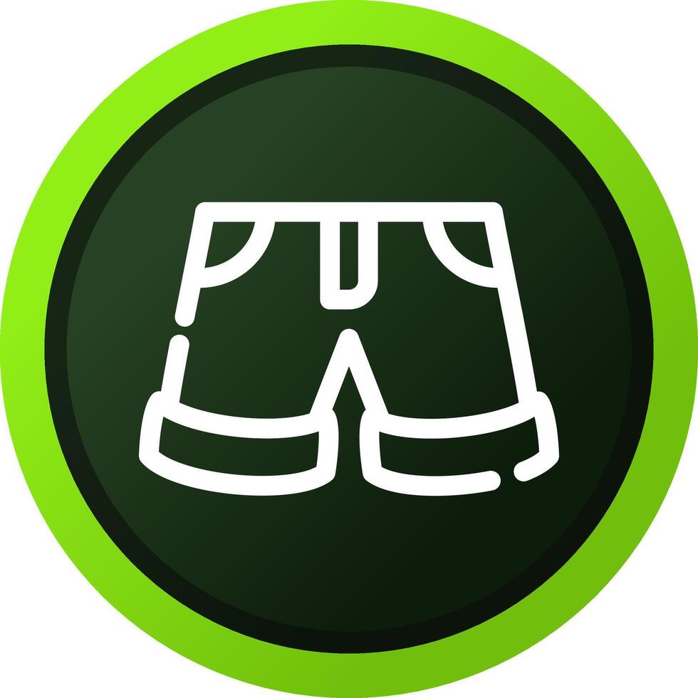 Shorts Creative Icon Design vector