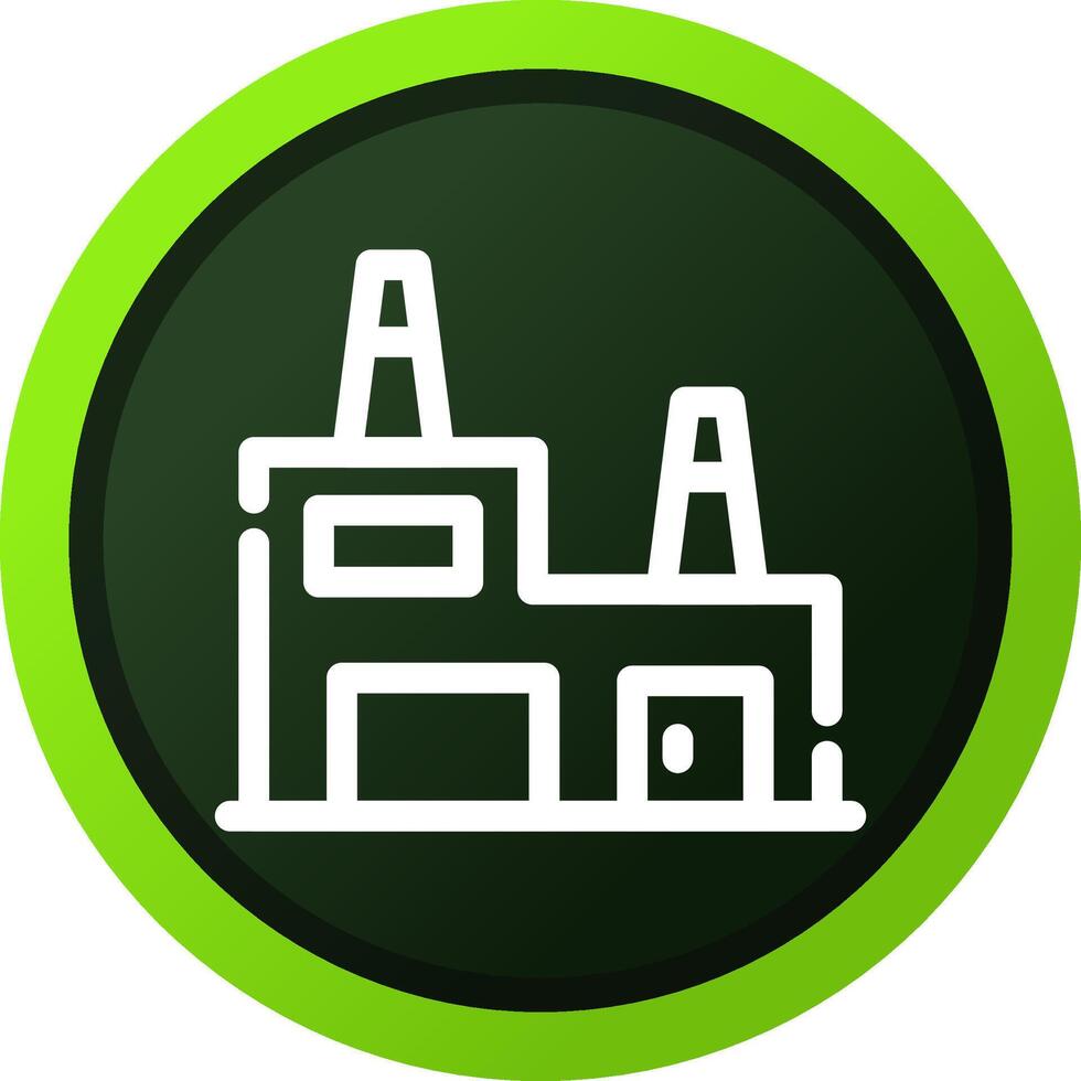 Recycling Plant Creative Icon Design vector