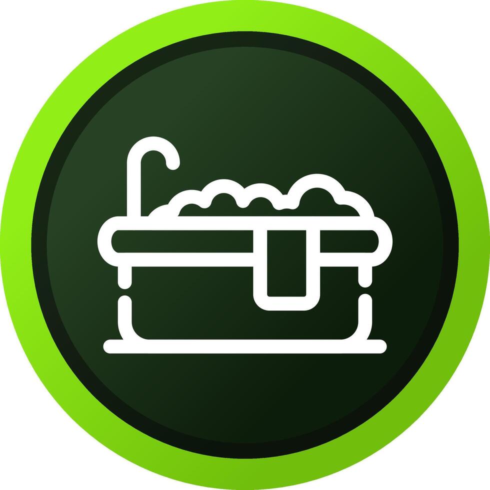 Bathtub Creative Icon Design vector