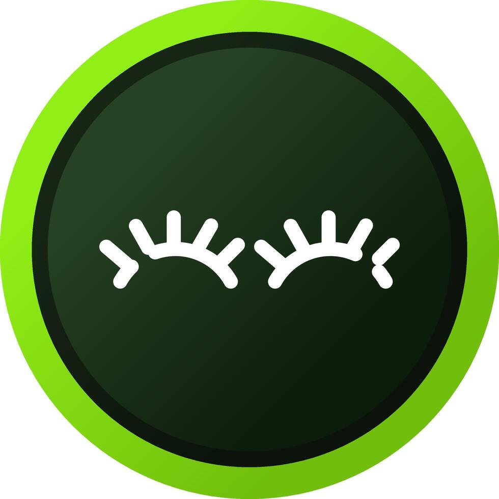 Eyelashes Creative Icon Design vector
