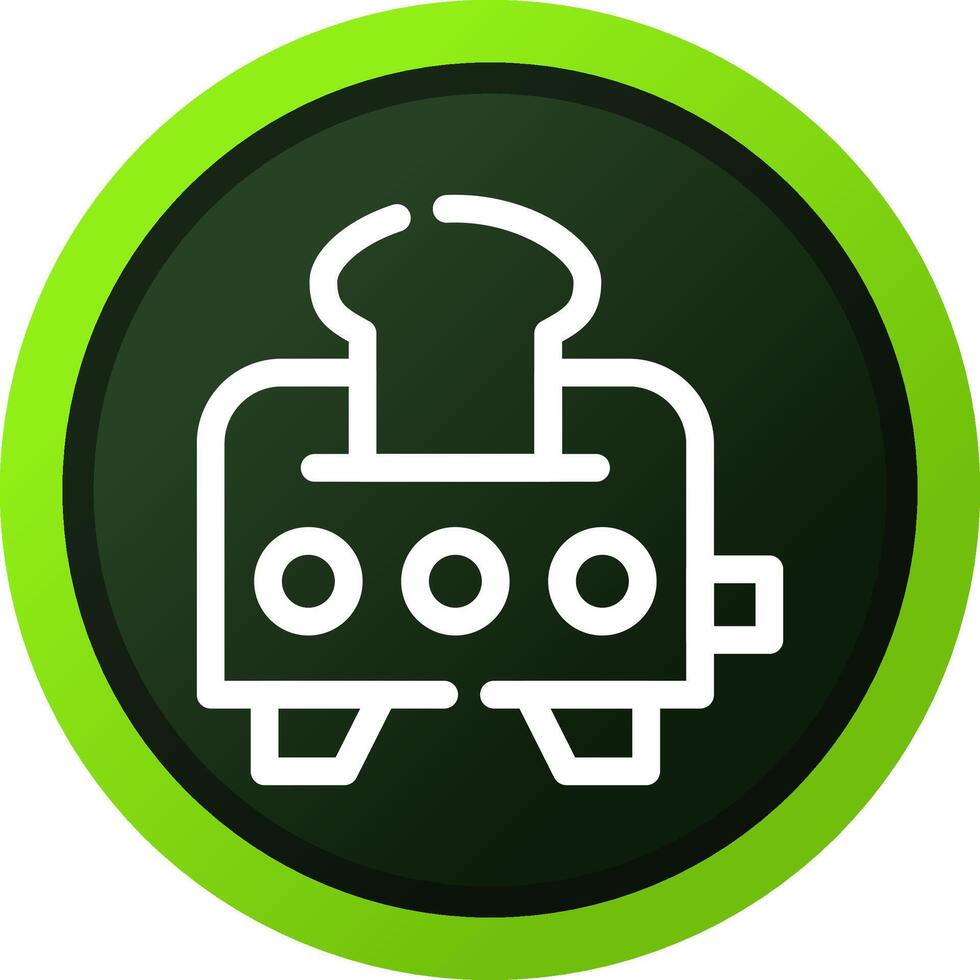 Toaster Creative Icon Design vector
