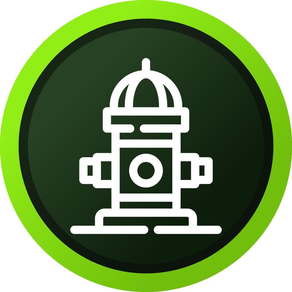 Fire Hydrant Creative Icon Design vector