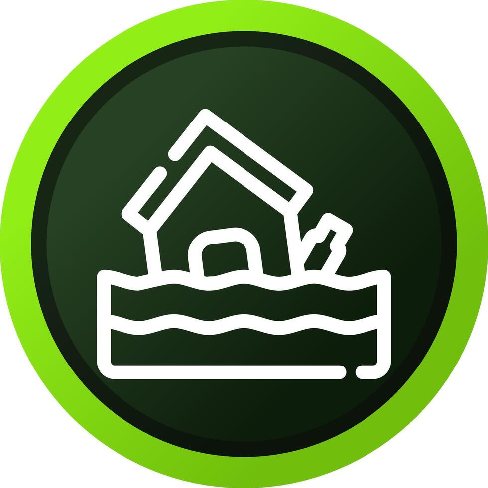 Flood Creative Icon Design vector