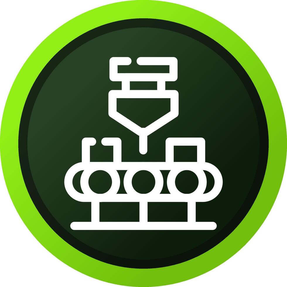 Conveyor Belt Creative Icon Design vector