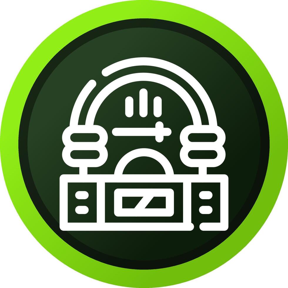 Jukebox Creative Icon Design vector