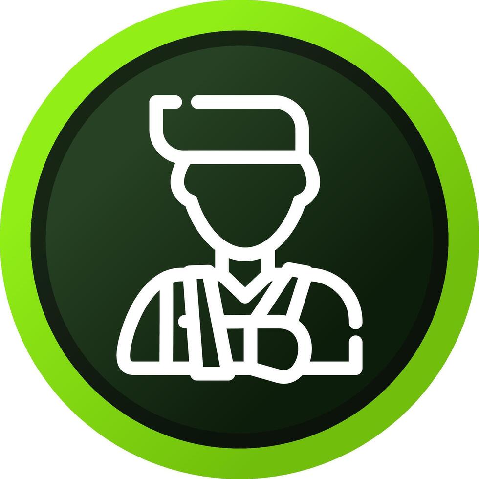 Injury Creative Icon Design vector