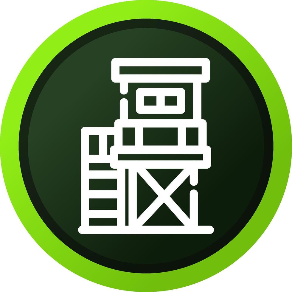 Watchtower Creative Icon Design vector