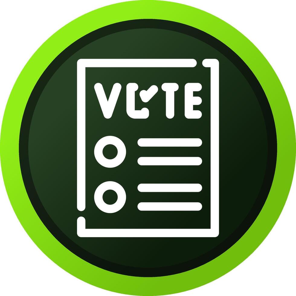 Ballot Creative Icon Design vector